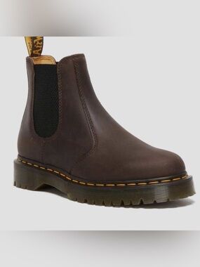 Dr. Martens 2976 Bex Chelsea boots,dark brown Crazy Horse - Men’s 8, Women’s 9